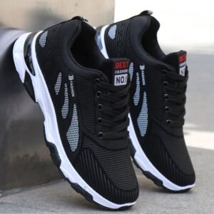 dnk black sports shoes